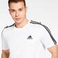 adidas 3 Stripes - Blanco - Camiseta Hombre adidas 3 Stripes - Blanco - Camiseta Hombre