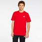 adidas Logo - Rojo - Camiseta Hombre 