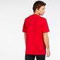 adidas Logo - Rojo - Camiseta Hombre 