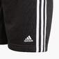 adidas 3 Stripes - Negro - Pantalón Corto Chica adidas 3 Stripes - Negro - Pantalón Corto Chica