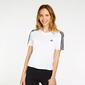 adidas 3 Stripes - Blanco - Camiseta Crop Mujer adidas 3 Stripes - Blanco - Camiseta Crop Mujer