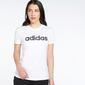 Camiseta adidas Essentials - Blanco - Camiseta Mujer Camiseta adidas Essentials - Blanco - Camiseta Mujer