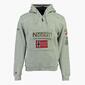 Geographical Norway Gymclass - GRIS CL - Sudadera Capucha Chico 