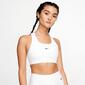 Nike Swoosh - Blanco - Sujetador Deportivo Nike Swoosh - Blanco - Sujetador Deportivo