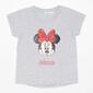 T-shirt Minnie - Gris - T-shirt Fille Disney 