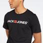 T-shirt Jack&Jones Core SS - Preto - T-shirt Homem 