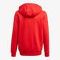 adidas 3 Stripes - Rojo - Sudadera Capucha Chico adidas 3 Stripes - Rojo - Sudadera Capucha Chico