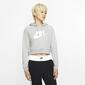 Nike Essential - Gris - Sudadera Capucha Mujer Nike Essential - Gris - Sudadera Capucha Mujer