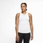 Nike One - Blanca - Camiseta Fitness Mujer 