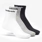 Reebok Cortos Active Core - Negros - Calcetines Hombre Reebok Cortos Active Core - Negros - Calcetines Hombre
