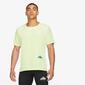 Nike Rise - Verde - Camiseta Running Hombre 