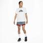 Nike Trail running - Blanco - Camiseta Running Hombre 