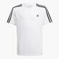 adidas Essentials 3 Stripes - Blanco - Camiseta Chico adidas Essentials 3 Stripes - Blanco - Camiseta Chico