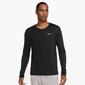 Nike Miler - Negra - Camiseta Running Hombre 