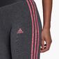 adidas Essentials 3 Stripes - Gris - Mallas Mujer adidas Essentials 3 Stripes - Gris - Mallas Mujer