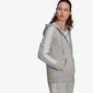 adidas Essentials 3 Stripes - Gris - Sudadera Capucha Mujer adidas Essentials 3 Stripes - Gris - Sudadera Capucha Mujer