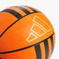 adidas 3S Rubber - Naranja - Minibalón Basket 