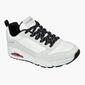 Skechers Uno - Blanco - Zapatillas Plataforma Mujer Skechers Uno - Blanco - Zapatillas Plataforma Mujer