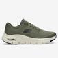 Skechers Arch Fit - Caqui - Sapatilhas Running Homem Skechers Arch Fit - Caqui - Sapatilhas Running Homem