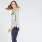 Up Stamps - Gris - Camiseta Manga Larga Mujer Up Stamps - Gris - Camiseta Manga Larga Mujer