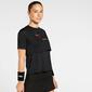 Fila Tenis - Negro - Camiseta Tenis Mujer Fila Tenis - Negro - Camiseta Tenis Mujer