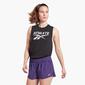 Reebok Athlete - Negras - Camiseta Gym Mujer Reebok Athlete - Negras - Camiseta Gym Mujer