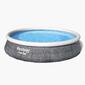 Piscina Bestway Fast Set - Cinza - Redonda 3.96m x 84cm Piscina Bestway Fast Set - Cinza - Redonda 3.96m x 84cm