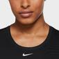 Nike One Slim - Preto - T-shirt Ginásio Mulher 