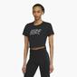 Nike One - Negro - Camiseta Fitness Mujer 