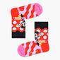 Meias Compridas Happy Socks - Vermelho - Pack 1 Menina 