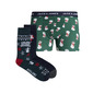 Jack & Jones Gift Box Christmas - Verde - Pack Meias + Boxer 