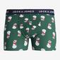 Jack & Jones Gift Box Christmas - Verde - Pack Meias + Boxer 