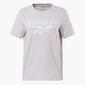 Reebok Logo Purple - Malva - Camiseta Mujer Reebok Logo Purple - Malva - Camiseta Mujer