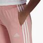 adidas 3 Stripes - Malva - Pantalón Chándal Mujer 