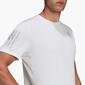 adidas OTR - Blanco - Camiseta Running Hombre adidas OTR - Blanco - Camiseta Running Hombre