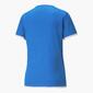 Puma Team Liga - Azul - T-shirt Futebol Mulher 