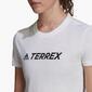Camiseta Trekking adidas - Blanco - Camiseta Mujer 