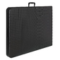 Mesa Plegable Doble De Rattán Sintético Hdpe 180x75x72 Cm Mesa Plegable Doble De Rattán Sintético Hdpe 180x75x72 Cm