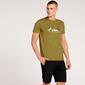 T-shirt Fila - Caqui - T-shirt Running Homem 