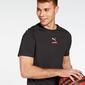 Puma Sportwear - Negro - Camiseta Hombre 