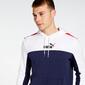 Puma Color Block - Marino - Sudadera Capucha Hombre Puma Color Block - Marino - Sudadera Capucha Hombre