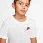 Nike Sportswear - Blanco - Camiseta Chico 