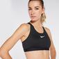 Nike Swoosh - Negro - Sujetador Deportivo Nike Swoosh - Negro - Sujetador Deportivo