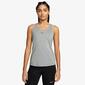 Nike Dri-FIT One - Gris - Camiseta Fitness Mujer 