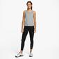 Nike Dri-FIT One - Gris - Camiseta Fitness Mujer 