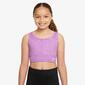 Nike Swoosh Luxe - Morado - Top Deportivo Chica Nike Swoosh Luxe - Morado - Top Deportivo Chica