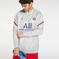 PSG Nike 21/22 - Cinza - Sweat Futebol Homem PSG Nike 21/22 - Cinza - Sweat Futebol Homem