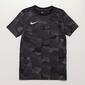 Nike F.C Dri-FIT - Negro - Camiseta Fútbol Chico 