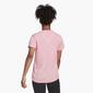 Camiseta Fitness adidas - Rosa - Camiseta Mujer 