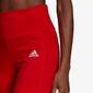 adidas Brilliant - Rojo - Mallas Fitness Cortas Mujer adidas Brilliant - Rojo - Mallas Fitness Cortas Mujer